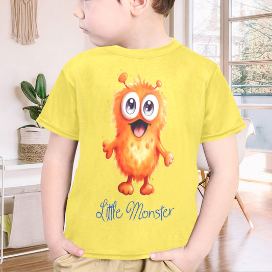 Toddler Crew Neck T-Shirt Little Monster (T40-2)