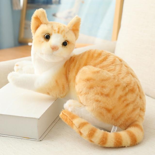 Diverse Collection of Cat Plush Toys from Around the World