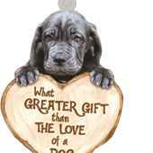 Love Dog Acrylic Key Ring Pendant - Many Dog Breeds Available