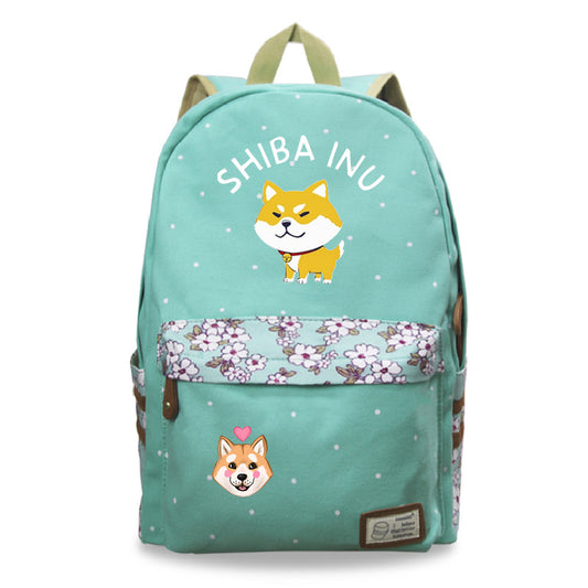 Cute pet Shiba Inu cute pattern printed backpack