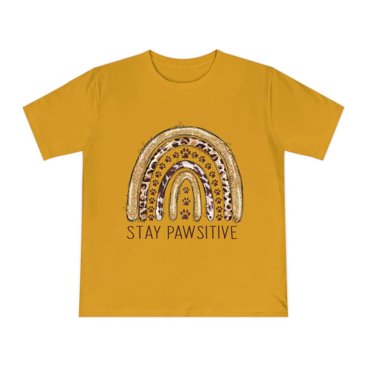 Unisex Classic Jersey T-shirt For Dog Lovers Stay Pawsitive