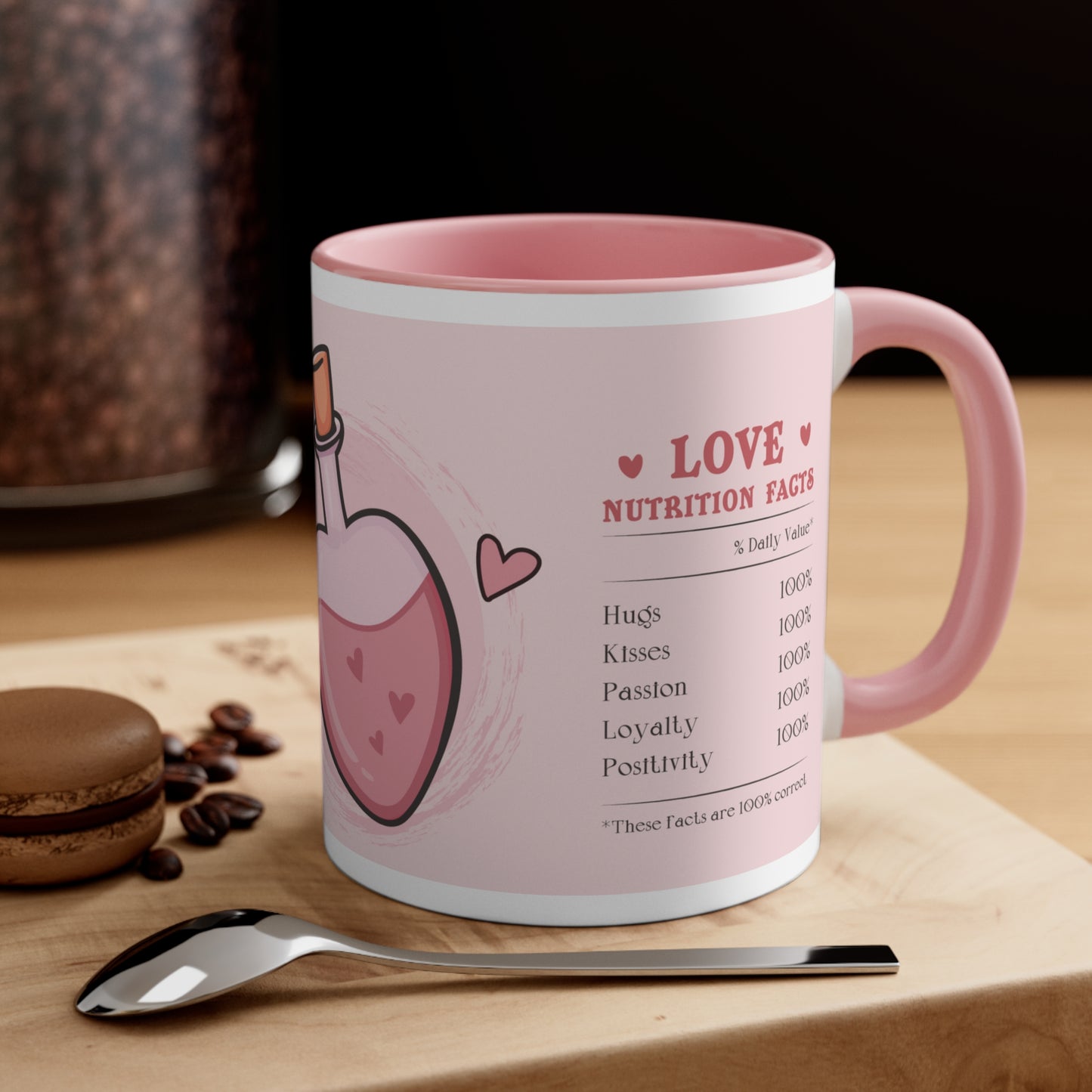 Valentines Day Love Potion Accent Coffee Mug, 11oz