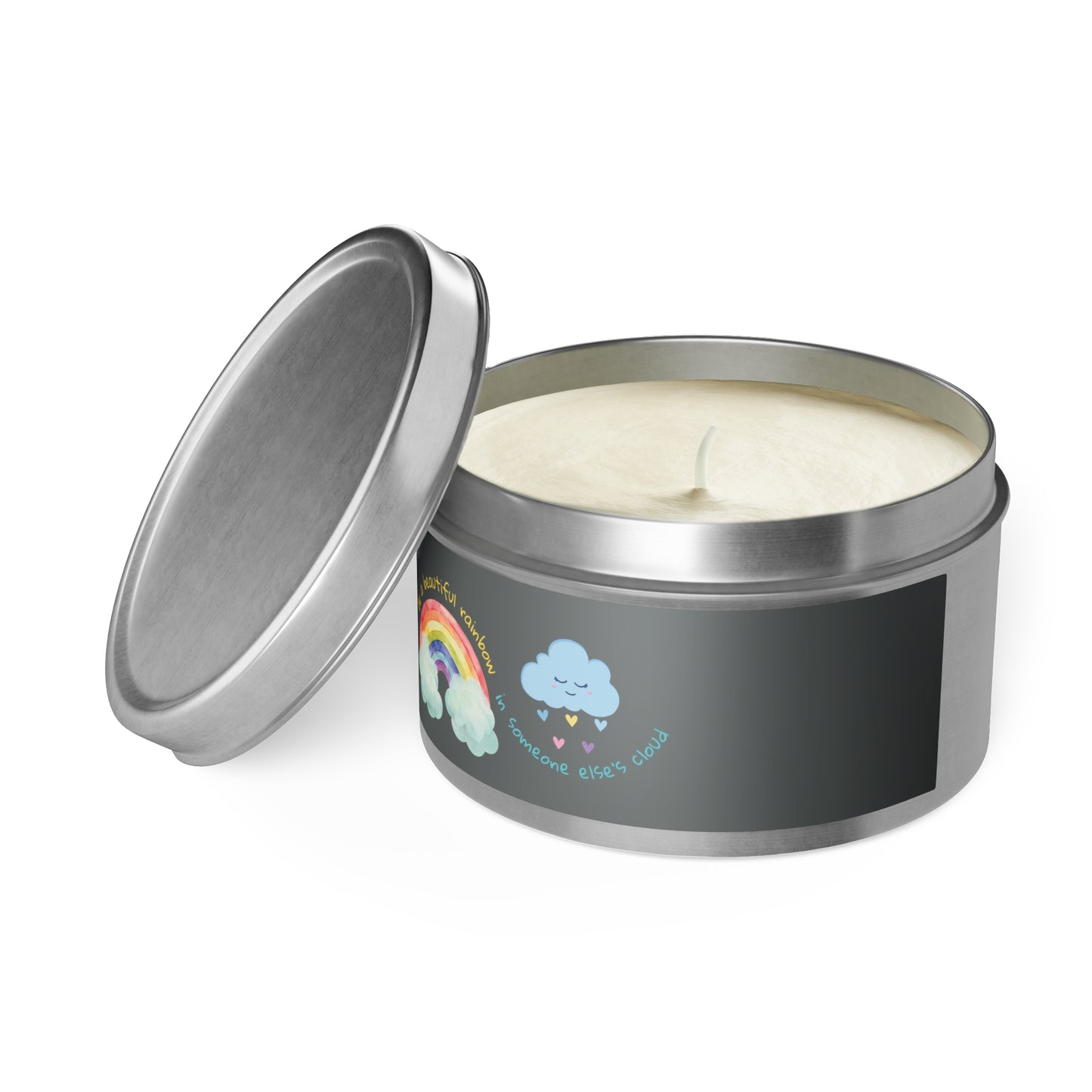 Non Toxic Tin Candle With Captivating Aroma and a Motivating Message