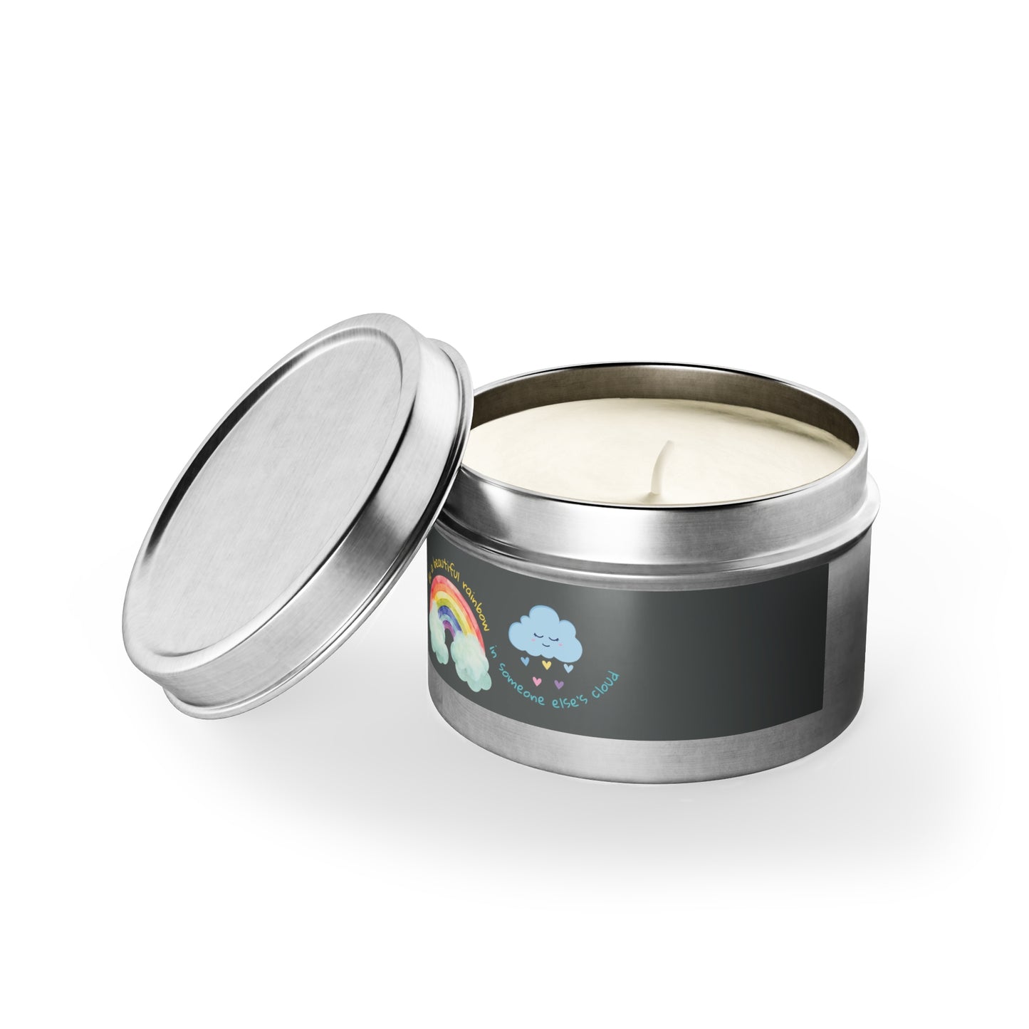 Non Toxic Tin Candle With Captivating Aroma and a Motivating Message