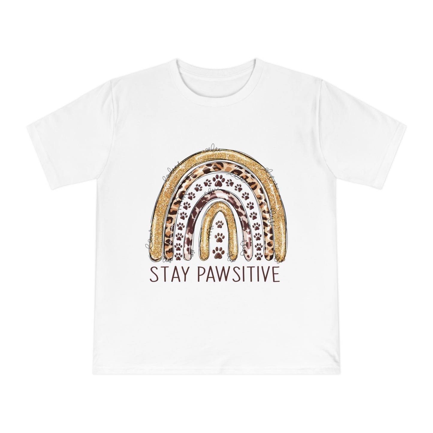 Unisex Classic Jersey T-shirt For Dog Lovers Stay Pawsitive