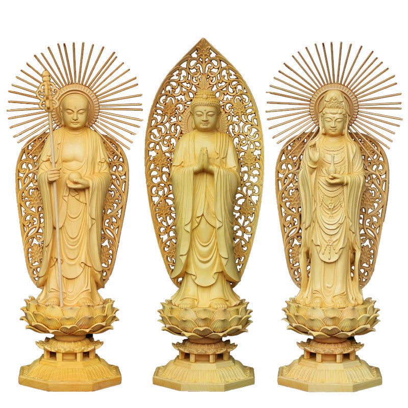 Wood Carving Buddha Figure Carving Masterpiece