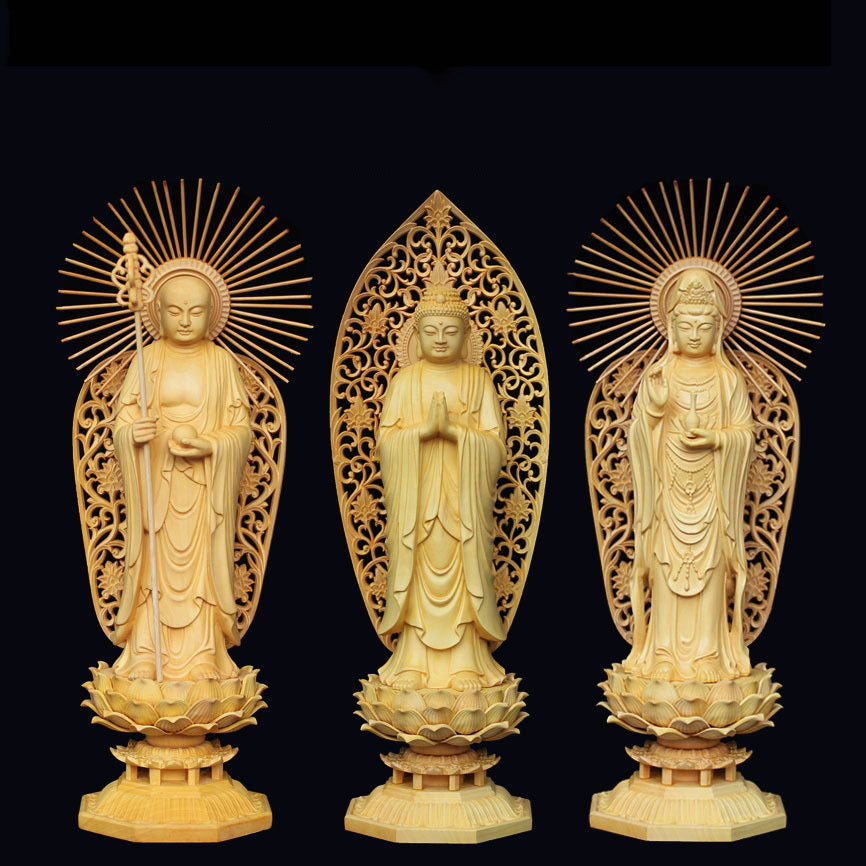 Wood Carving Buddha Figure Carving Masterpiece