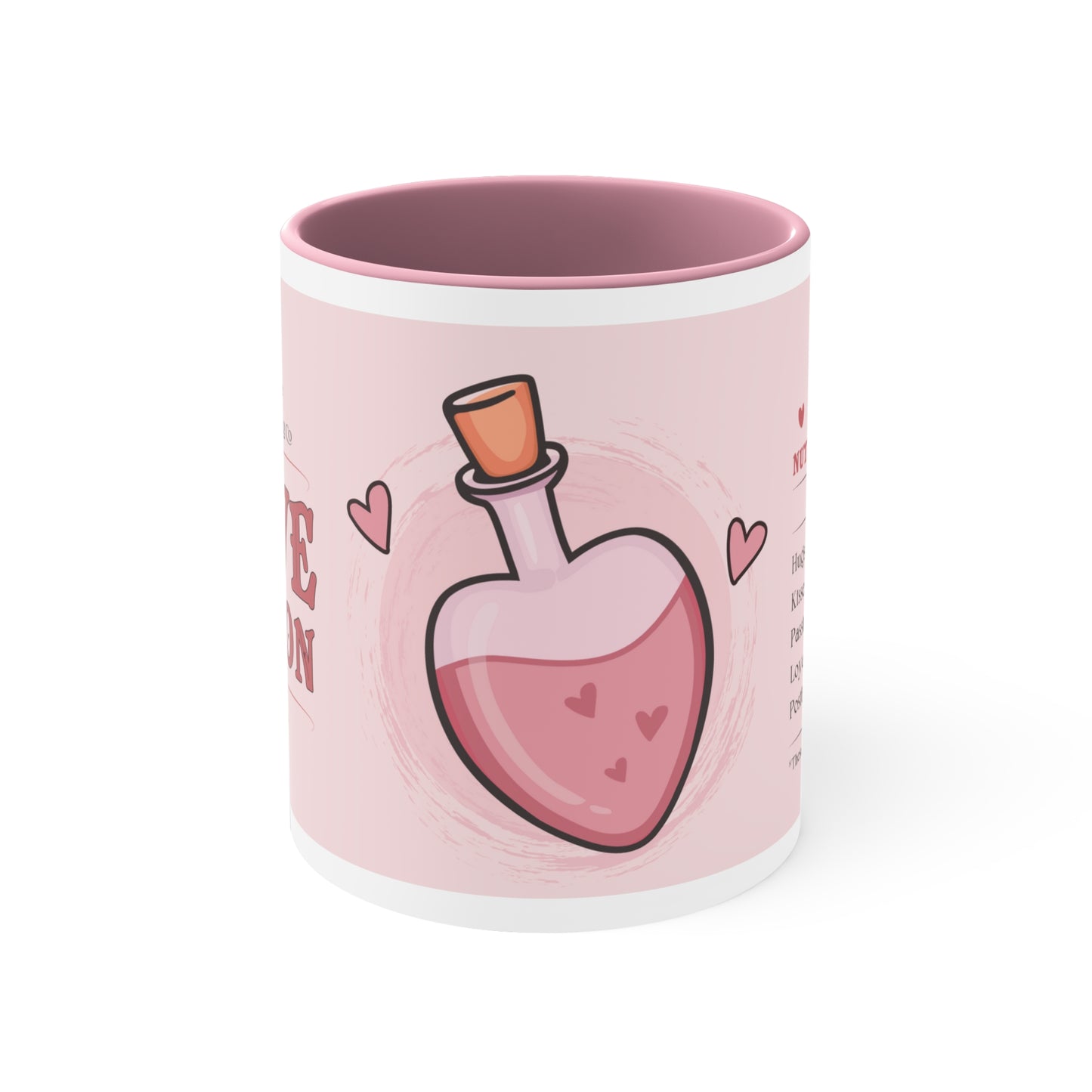 Valentines Day Love Potion Accent Coffee Mug, 11oz