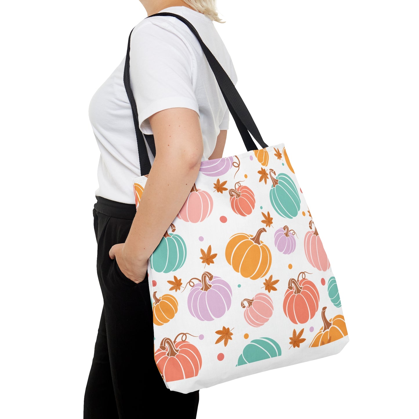 Vibrant Pumpkin Tote: Stylish & Sturdy for Every Occasion Tote Bag All Over Print