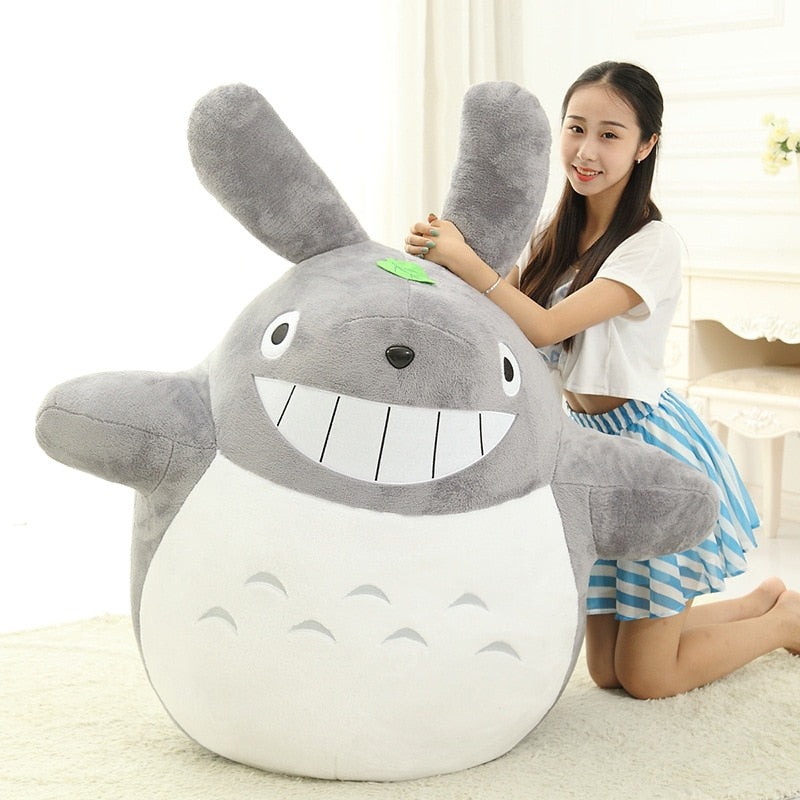 Studio Ghibli Grin New My Neighbor Totoro Large Soft Anime Plush Toy Miyazaki Hayao Stuffed Doll Gift For Kids Big