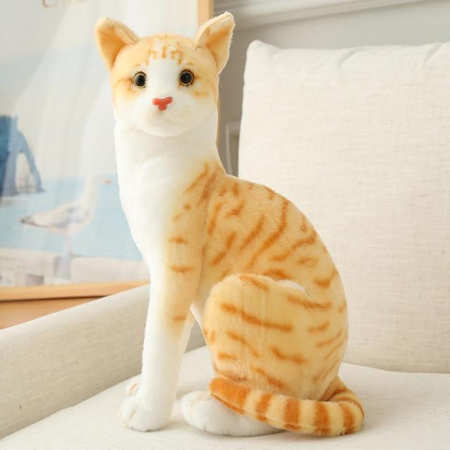 Diverse Collection of Cat Plush Toys from Around the World