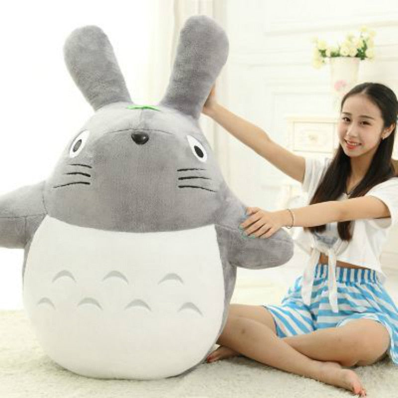 Studio Ghibli Grin New My Neighbor Totoro Large Soft Anime Plush Toy Miyazaki Hayao Stuffed Doll Gift For Kids Big