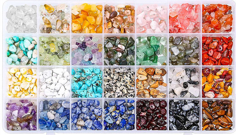 Irregular Crushed Stone White Jade Turquoise Is Suitable For DIY Jewelry Making