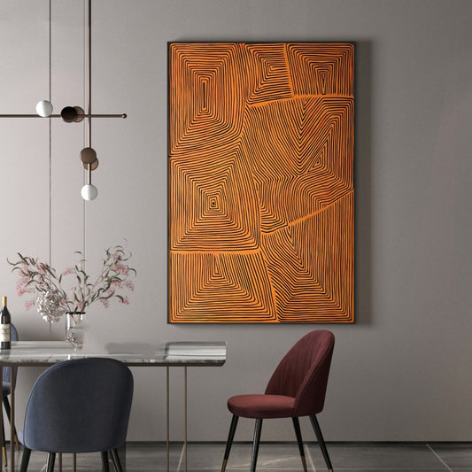 Modern Art Gallery Canvas Painting