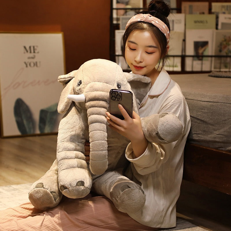 Dreamy Elephant Buddy: The Plush Pillow Pal for Sweet Slumbers