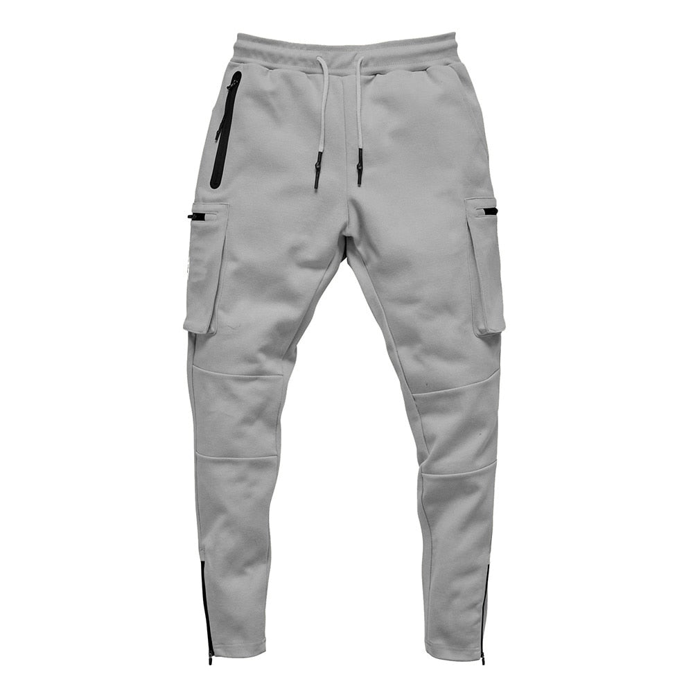 Fashion Stitching Men's Pants: Fitness, Casual, and Military Style