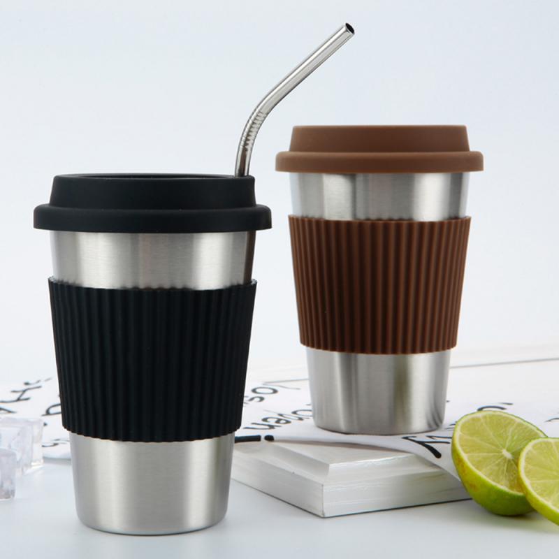 Stainless Steel Cup Coffee Cold Drink Mug Coffee Cup