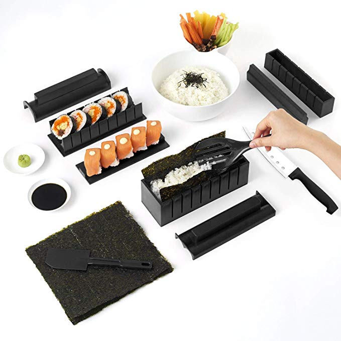 Sushi Master - 11 Piece Non Stick Professional Sushi Making Kits