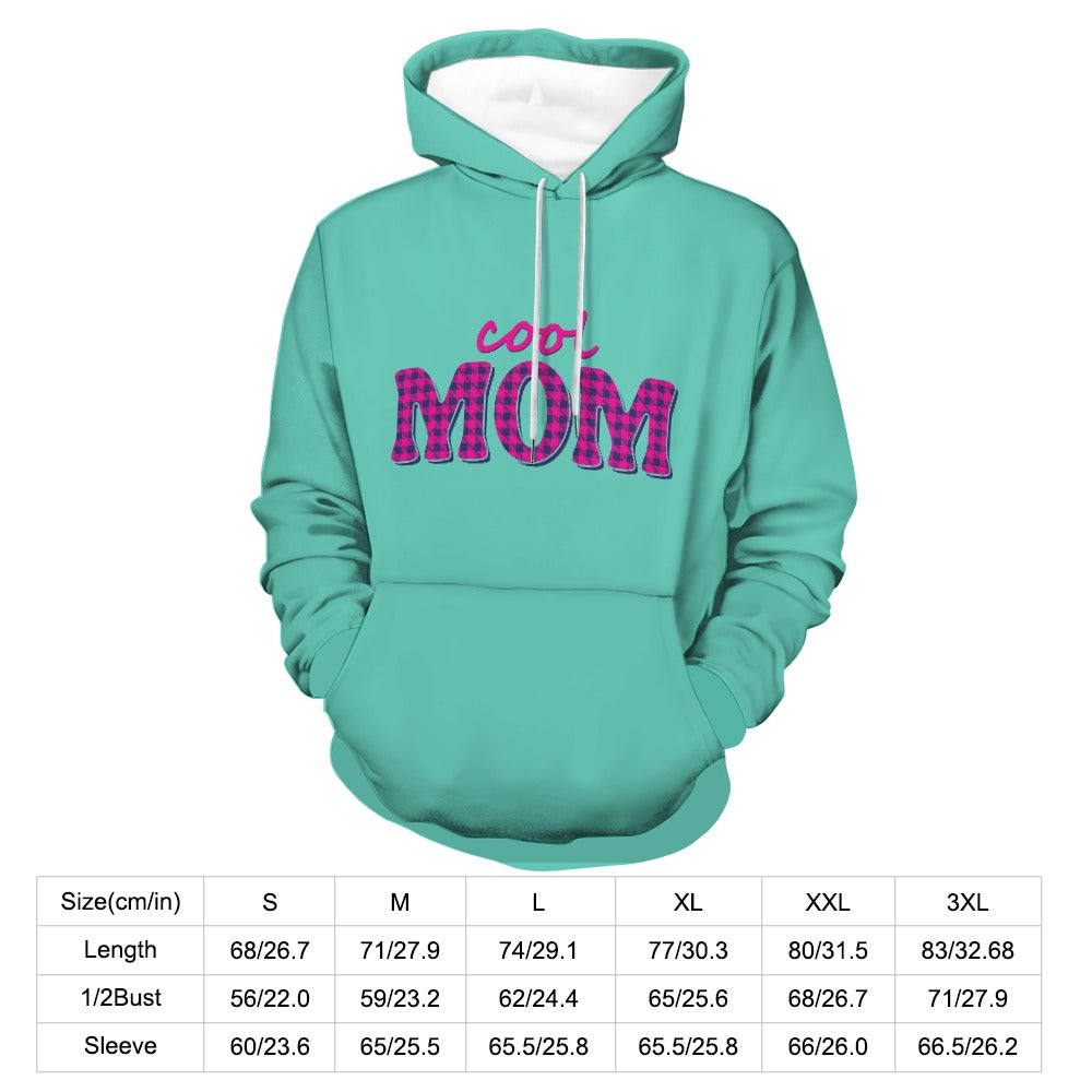 Plus Size Full Print Adult Sweatshirt Cool Mom