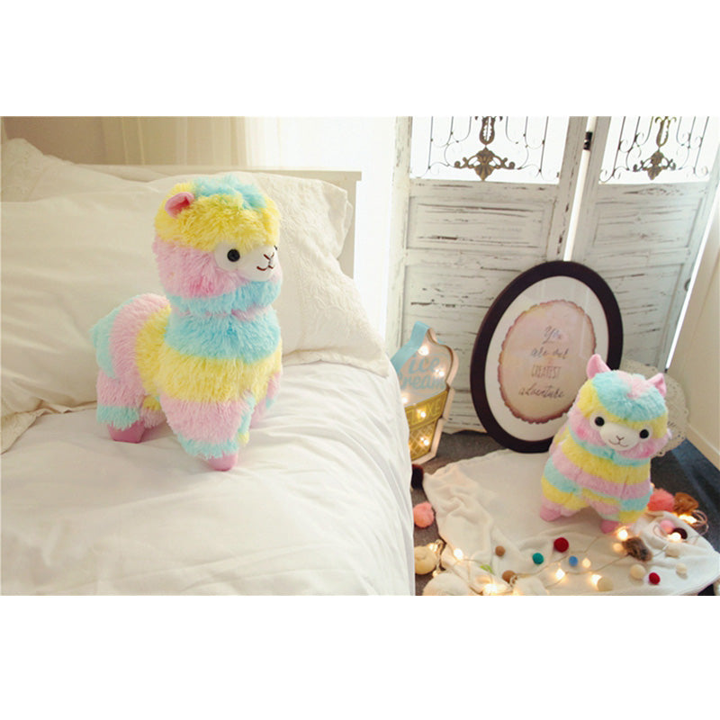 50CM RAINBOW Alpaca Plush Toy 3 Size Dolls for Children High Quality Soft Cotton Baby Brinquedos Animals