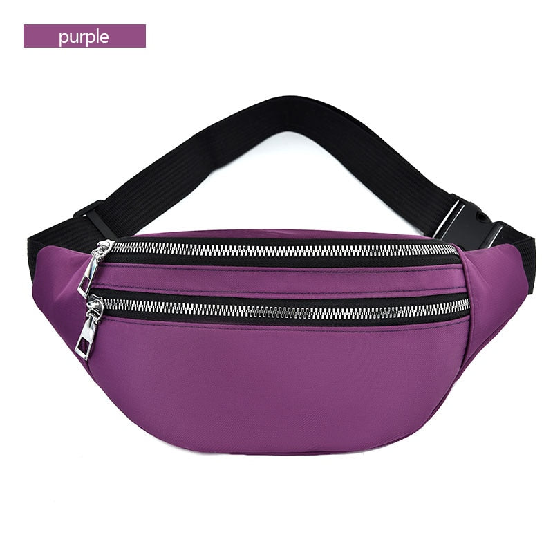 AIREEBAY New Waterproof Fanny Pack for Women - Fashionable Waist Bags, Bum Bag for Travel | Unisex Crossbody Chest Hip Bag