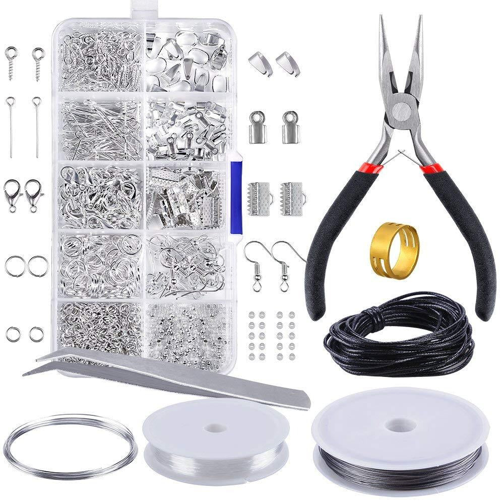 10 Grid Jewelry Accessories Combination Set Jewelry Entry Set DIY Jewelry Accessories Material Pack