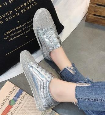 Bling Rhinestone Sneakers: Elevate Your Streetwear Style!