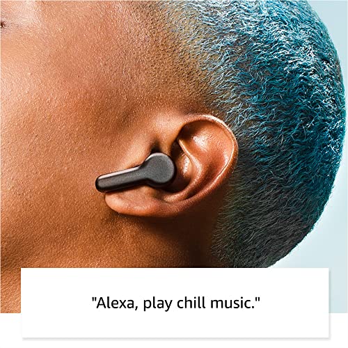 Echo Buds (2023 Release) | True Wireless Bluetooth 5.2 Earbuds with Alexa, audio personalization, multipoint, 20H battery with charging case, fast charging, sweat resistant | Black