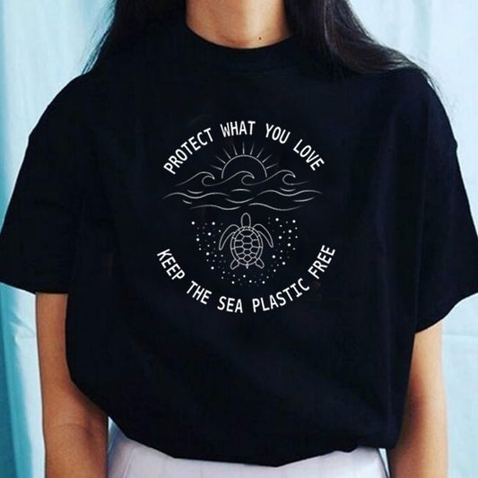 Make a Statement With Our Protect Ocean T-shirt