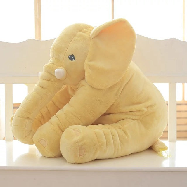 40CM 60CM 5 Colors Long Nose Plush Elephant Toy Lumbar Elephant Pillow Baby Appress Doll Bed Cushion Kids Toy Gift For Girl