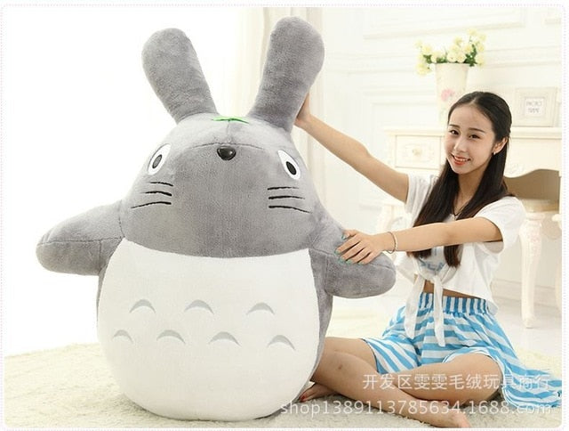 Studio Ghibli Grin New My Neighbor Totoro Large Soft Anime Plush Toy Miyazaki Hayao Stuffed Doll Gift For Kids Big