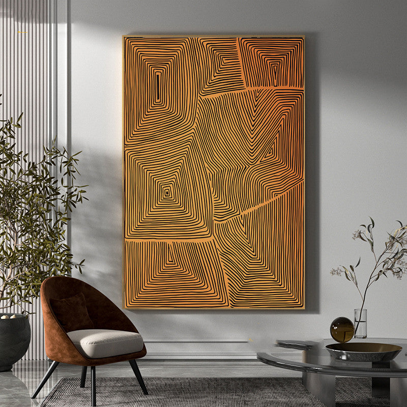 Modern Art Gallery Canvas Painting