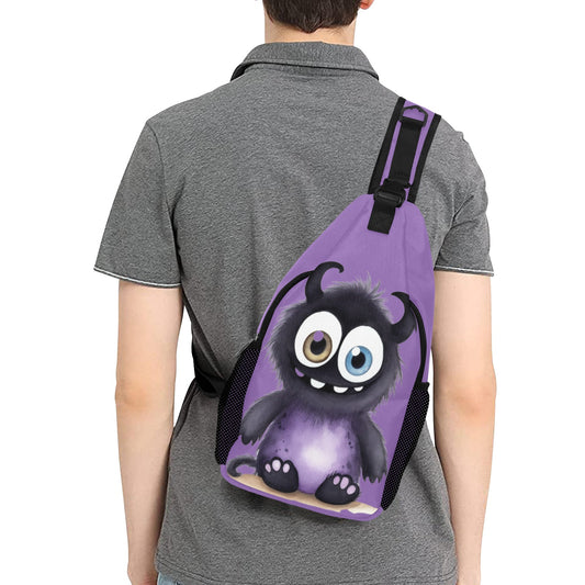 Men's Casual  Monster Zoggy Chest Bag (1729)