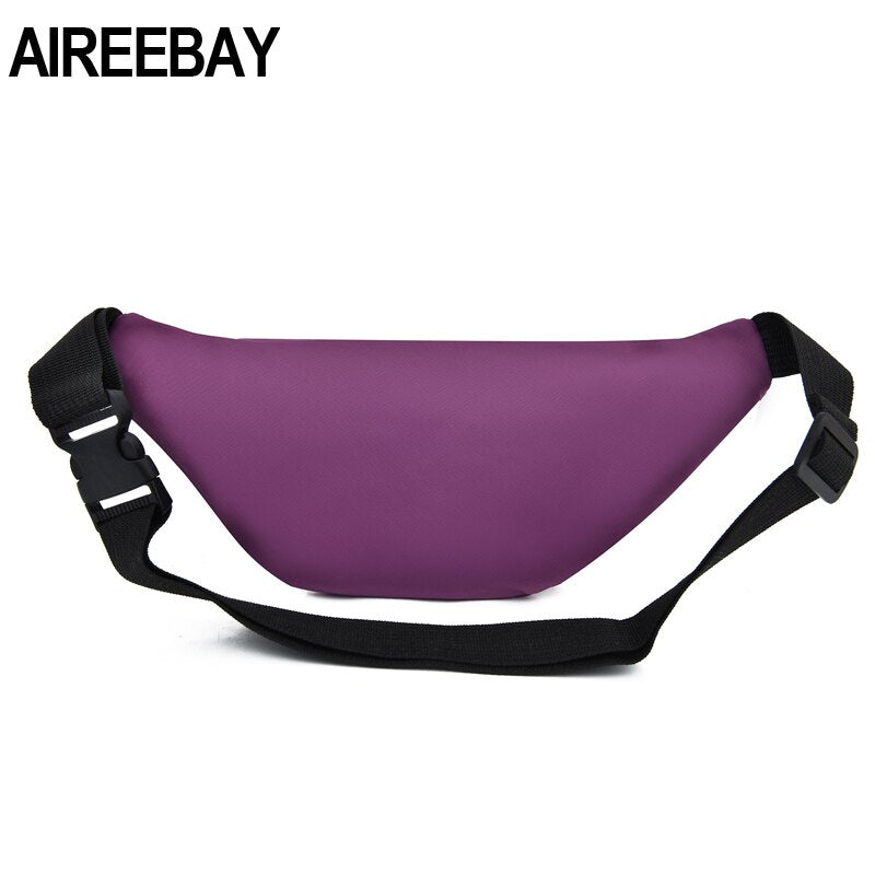 AIREEBAY New Waterproof Fanny Pack for Women - Fashionable Waist Bags, Bum Bag for Travel | Unisex Crossbody Chest Hip Bag