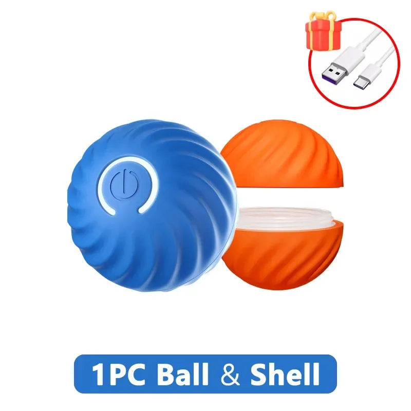 Smart Dog Toy Ball for Dogs Electronic Interactive Pet Products Training Plush Automatic Jump Roll Ball Rechargeable