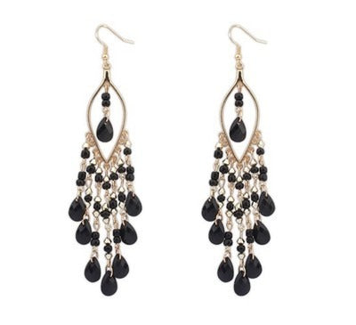 Bohemian fantastic fashion droplet tassels long earrings for women's accessories