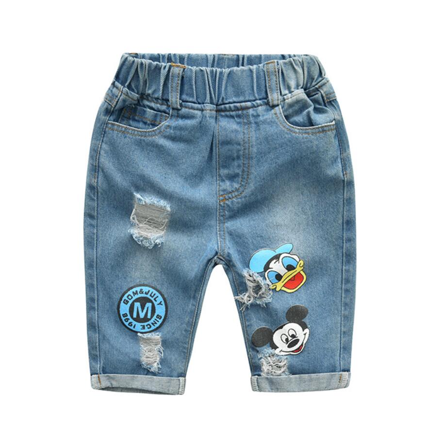 Adorable Infant Summer Clothing: Cartoon Striped T-Shirts & Denim Shorts Sets - Perfect Kids 2pcs Outfits for Boys & Girls