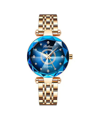 Elegand And Unusual Diamond Flower Watch