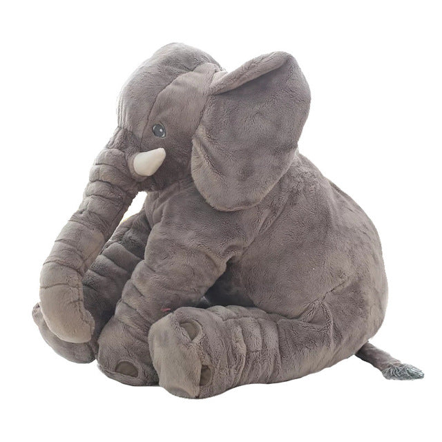 40CM 60CM 5 Colors Long Nose Plush Elephant Toy Lumbar Elephant Pillow Baby Appress Doll Bed Cushion Kids Toy Gift For Girl