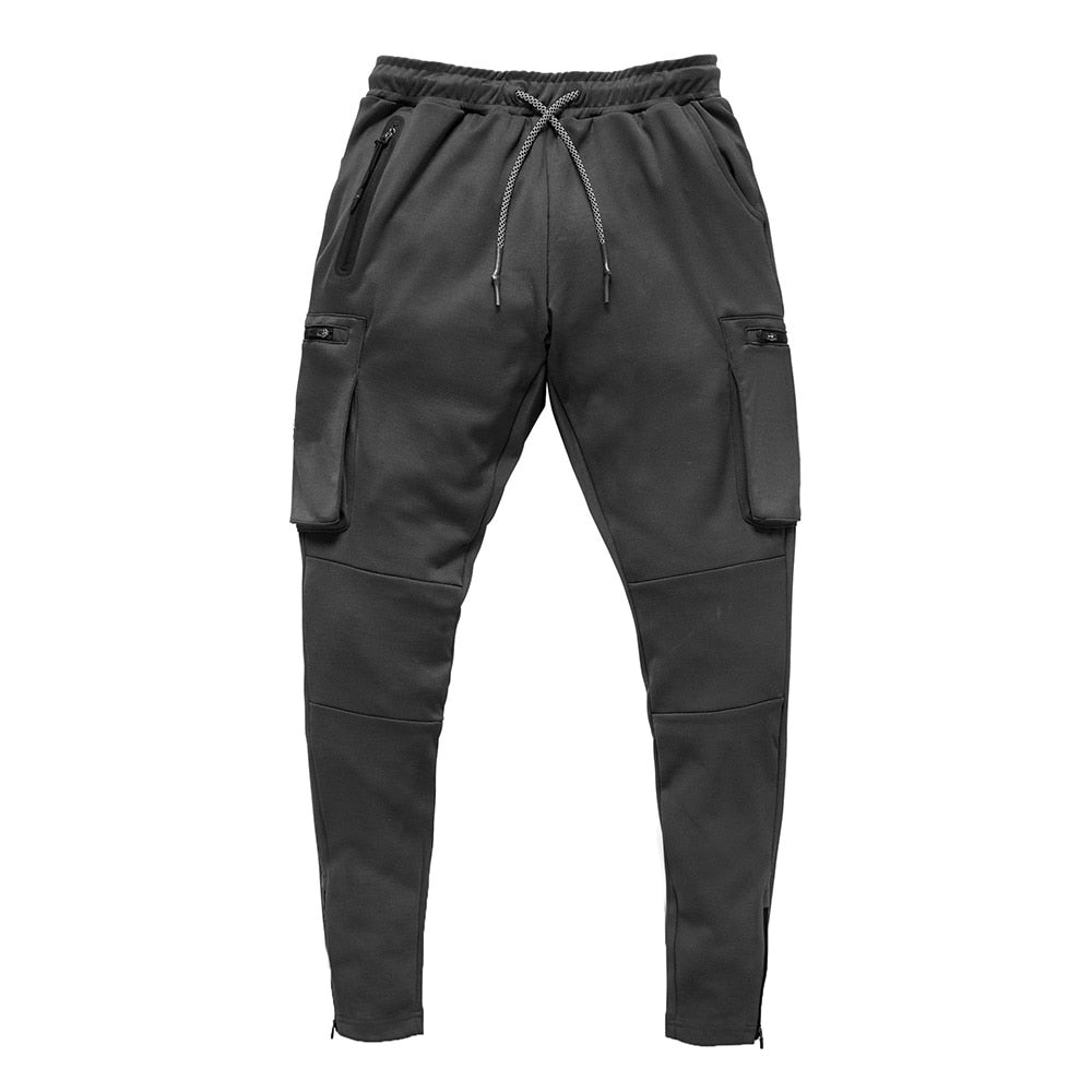 Fashion Stitching Men's Pants: Fitness, Casual, and Military Style