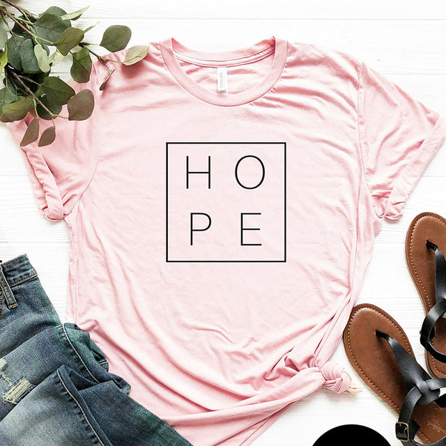 Summer Faith Hope Love Christian T-Shirt for Women - Funny Christianity God Tee | Short Sleeve Cotton Tops Gift