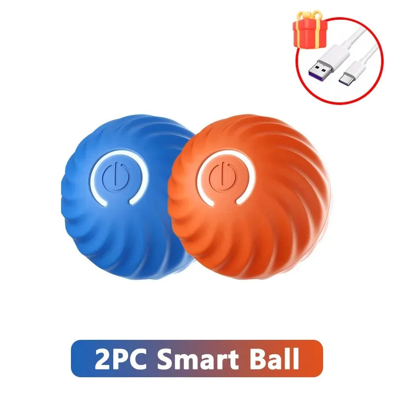 Smart Dog Toy Ball for Dogs Electronic Interactive Pet Products Training Plush Automatic Jump Roll Ball Rechargeable