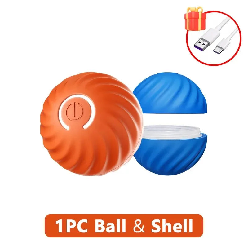 Smart Dog Toy Ball for Dogs Electronic Interactive Pet Products Training Plush Automatic Jump Roll Ball Rechargeable