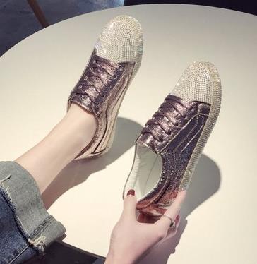 Bling Rhinestone Sneakers: Elevate Your Streetwear Style!