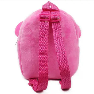 Kids Baby Girl Cartoon Shoulder Bag Pink Plush Backpack Toddler Schoolbag Satchel