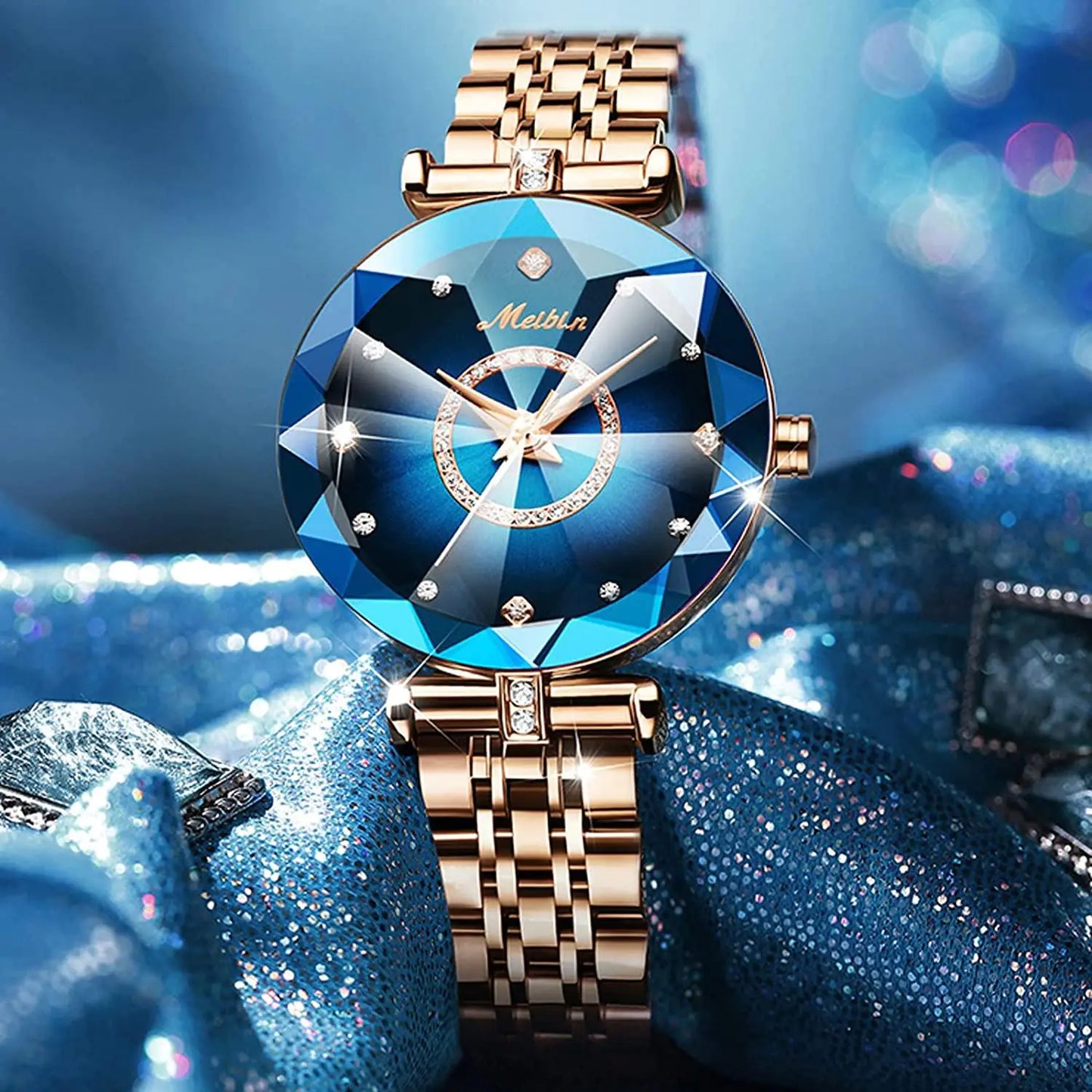 Elegand And Unusual Diamond Flower Watch