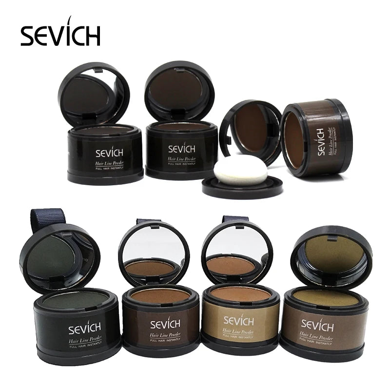 Sevich Light Blonde Color Hairline Shadow Powder Instantly Root Cover Up 4g Hair Fluffy Powder Hair Concealer Coverag Make up