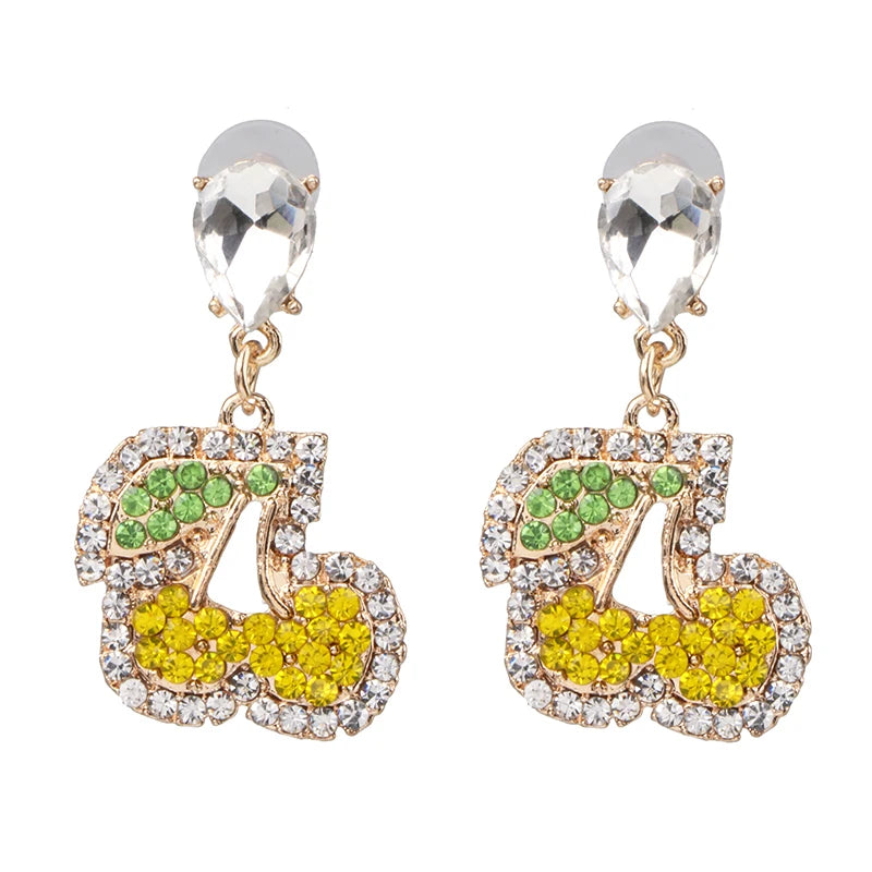 2024 Bohemian Radiance: Yellow Bead Elegance — Handcrafted Statement Earrings for Women Trend Spring 2024