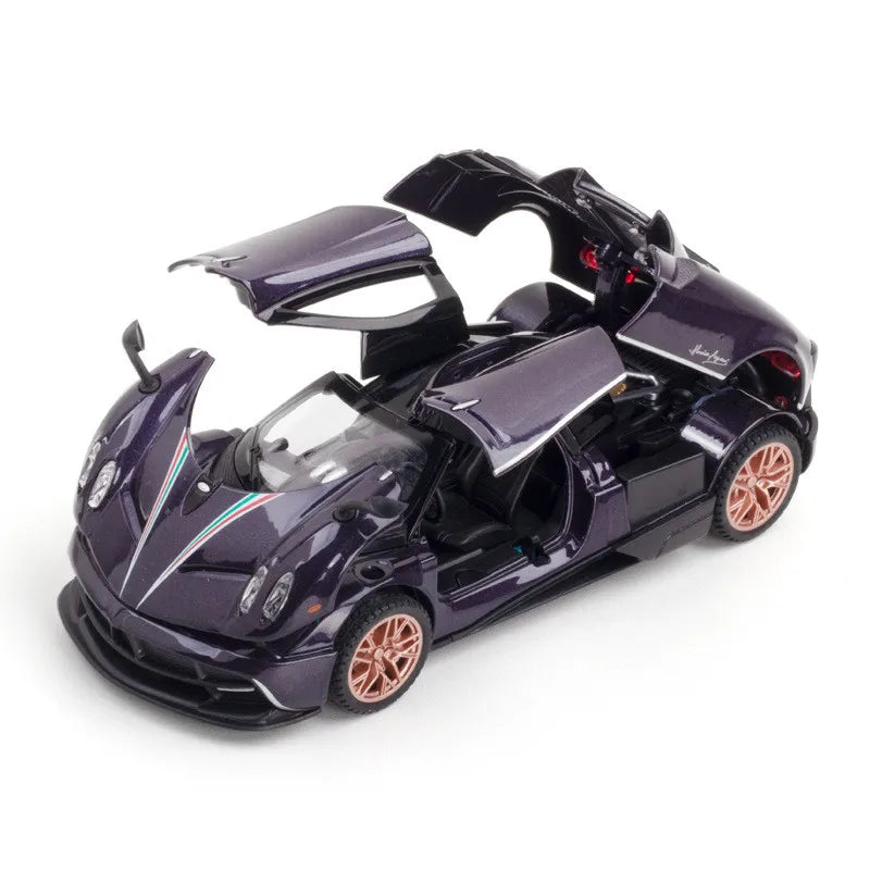 1:32 Pagani Huayra Dinastia Alloy Racing Car Model Diecast & Toy Vehicles Metal Toy Car Sound Light Collection Boy Toys Gift