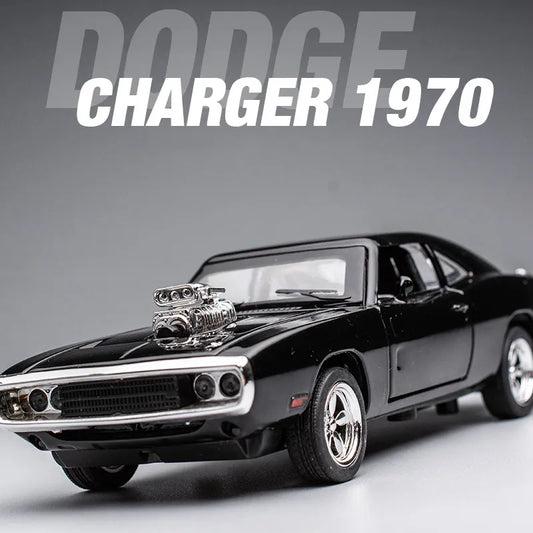 Adrenaline Rush: 1:32 Dodge Challenger Fast Alloy Car Model - A Furious Ride for Every Young Enthusiast